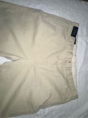 NWT Polo Ralph Lauren Men’s Chino Shorts, Size44B, Sand Khaki, Flat Front